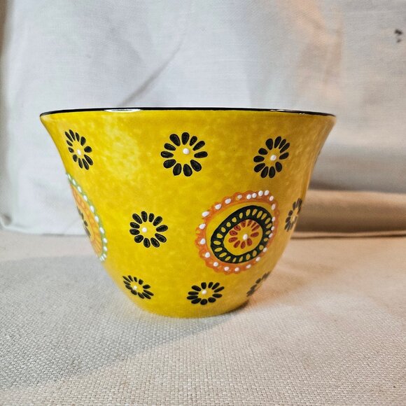 Signature Large Boho Stoneware Latte Coffee Mug Cup - Picture 2 of 6